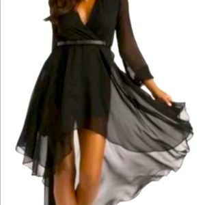 Beautiful Kardashian high low dress!